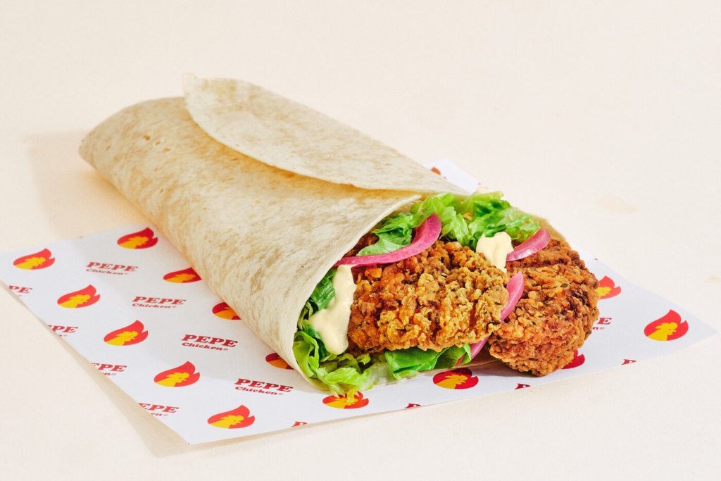 Grand wrap Pepe Chicken